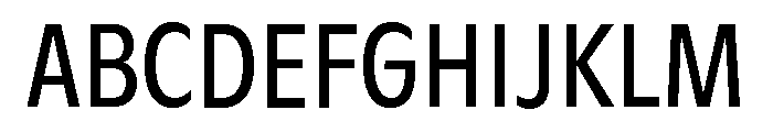 ABCGintoCondensed Regular Font UPPERCASE