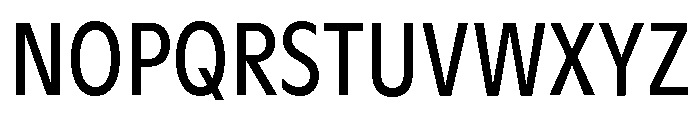ABCGintoCondensed Regular Font UPPERCASE