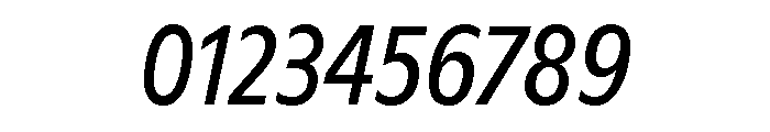 ABCGintoCondensed RegularItalic Font OTHER CHARS