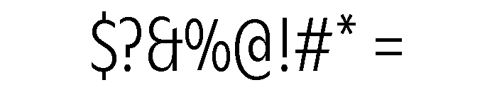 ABCGintoCondensed Thin Font OTHER CHARS