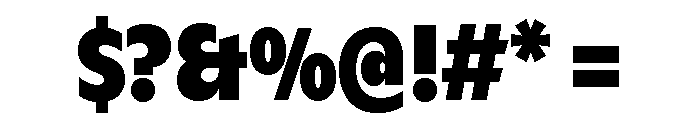ABCGintoCondensed Ultra Font OTHER CHARS