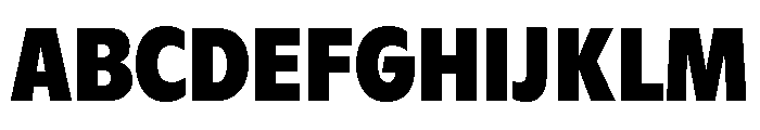 ABCGintoCondensed Ultra Font UPPERCASE