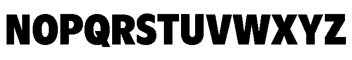 ABCGintoCondensed Ultra Font UPPERCASE
