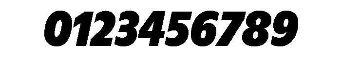 ABCGintoCondensed UltraItalic Font OTHER CHARS