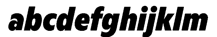 ABCGintoCondensed UltraItalic FONT