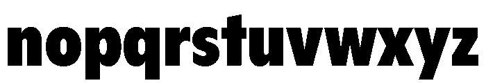 ABCGintoCondensed Ultra Font LOWERCASE