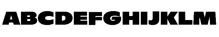 ABCGintoNord Black Font UPPERCASE