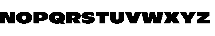 ABCGintoNord Black Font UPPERCASE