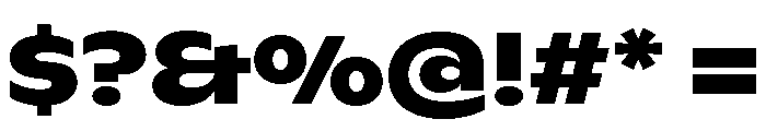 ABCGintoNord Bold Font OTHER CHARS