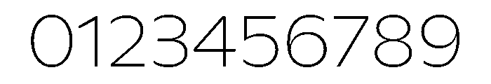 ABCGintoNord Hairline Font OTHER CHARS
