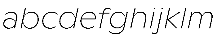 ABCGintoNord HairlineItalic FONT