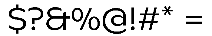 ABCGintoNord Light Font OTHER CHARS