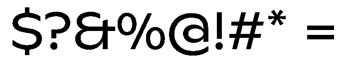 ABCGintoNord Regular Font OTHER CHARS