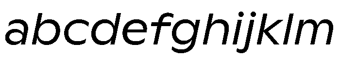 ABCGintoNord RegularItalic FONT