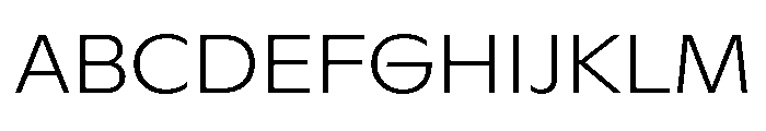 ABCGintoNord Thin Font UPPERCASE
