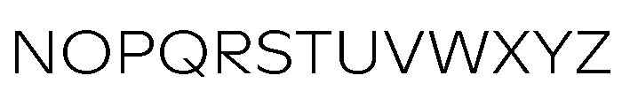 ABCGintoNord Thin Font UPPERCASE