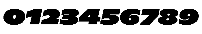 ABCGintoNord UltraItalic Font OTHER CHARS
