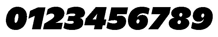 ABCGintoNordCondensed BlackItalic Font OTHER CHARS