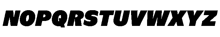 ABCGintoNordCondensed BlackItalic Font UPPERCASE