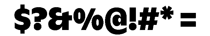 ABCGintoNordCondensed Bold Font OTHER CHARS