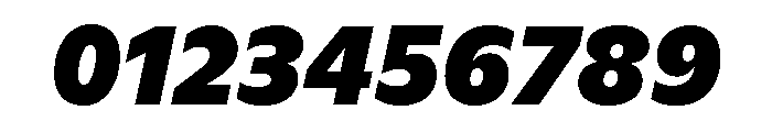 ABCGintoNordCondensed BoldItalic Font OTHER CHARS