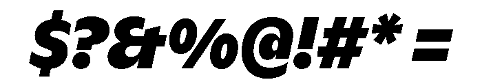 ABCGintoNordCondensed BoldItalic Font OTHER CHARS