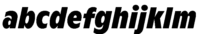 ABCGintoNordCondensed BoldItalic FONT