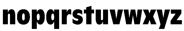 ABCGintoNordCondensed Bold Font LOWERCASE