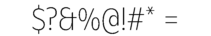 ABCGintoNordCondensed Hairline Font OTHER CHARS