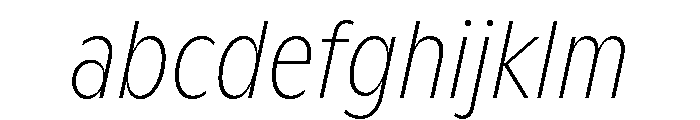 ABCGintoNordCondensed HairlineItalic FONT