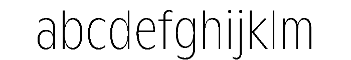 ABCGintoNordCondensed Hairline FONT