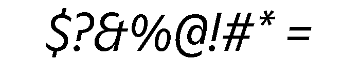 ABCGintoNordCondensed LightItalic Font OTHER CHARS