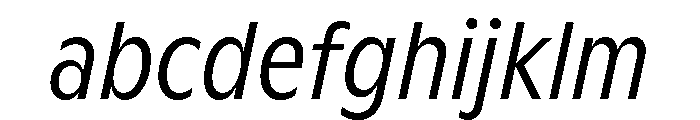 ABCGintoNordCondensed LightItalic FONT