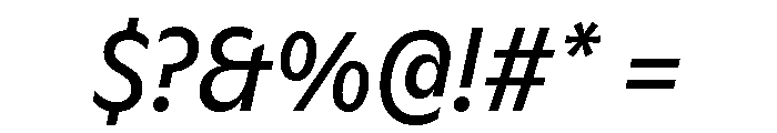 ABCGintoNordCondensed RegularItalic Font OTHER CHARS