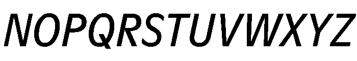 ABCGintoNordCondensed RegularItalic Font UPPERCASE