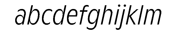 ABCGintoNordCondensed ThinItalic FONT
