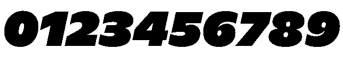 ABCGintoNordCondensed UltraItalic Font OTHER CHARS