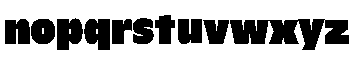 ABCGintoNordCondensed Ultra Font LOWERCASE