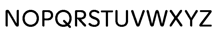 ABCGintoRoundedVariable Regular Font UPPERCASE