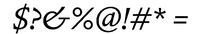 ABCGramercySuperfamilyGreekVariable RegularItalic Font OTHER CHARS