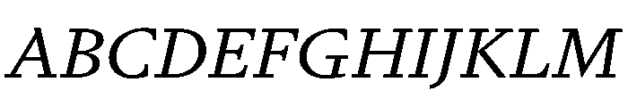 ABCGramercySuperfamilyGreekVariable RegularItalic Font UPPERCASE
