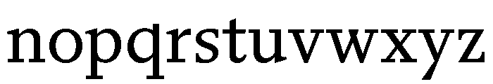 ABCGramercySuperfamilyGreekVariable Regular Font LOWERCASE