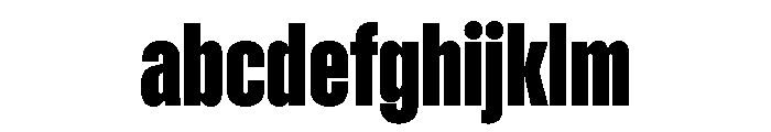 ABCGravity Compressed FONT