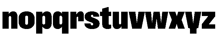 ABCGravity Condensed Font LOWERCASE