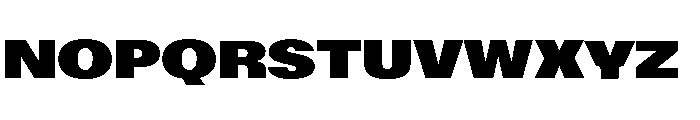 ABCGravity Expanded Font UPPERCASE