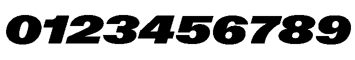ABCGravity ExpandedItalic Font OTHER CHARS