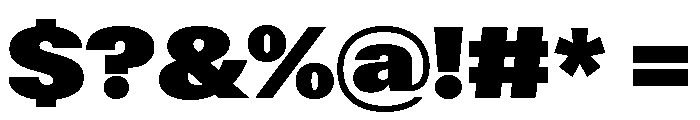 ABCGravity Extended Font OTHER CHARS