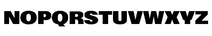 ABCGravity Extended Font UPPERCASE