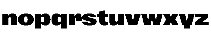 ABCGravity Extended Font LOWERCASE