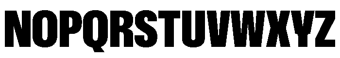ABCGravity ExtraCondensed Font UPPERCASE